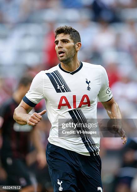 Frederico Fazio of Tottenham Hotspur during the AUDI Cup bronze final match between Tottenham Hotspur and AC Milan on August 5, 2015 at the Allianz...