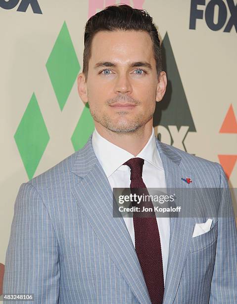 Actor Matt Bomer arrives at the 2015 Summer TCA Tour FOX All-Star Party at Soho House on August 6, 2015 in West Hollywood, California.