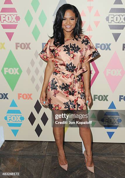 Christina Milian arrives at the 2015 Summer TCA Tour FOX All-Star Party at Soho House on August 6, 2015 in West Hollywood, California.