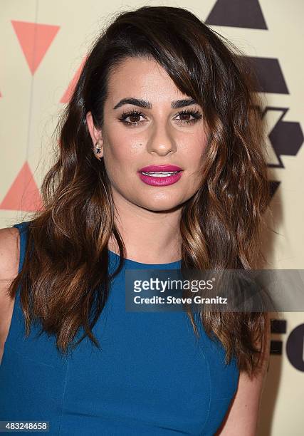 Lea Michele arrives at the 2015 Summer TCA Tour - FOX All-Star Party at Soho House on August 6, 2015 in West Hollywood, California.