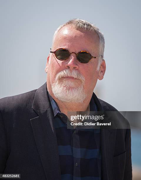 Michael Connelly poses during the photocall of 'Bosch' at MIPTV 2014 at Hotel Majestic on April 7, 2014 in Cannes, France.