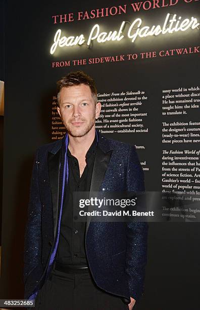 Exhibition curator Thierry-Maxime Loriot attends an exclusive reception for "The Fashion World of Jean Paul Gaultier: From the Sidewalk to the...