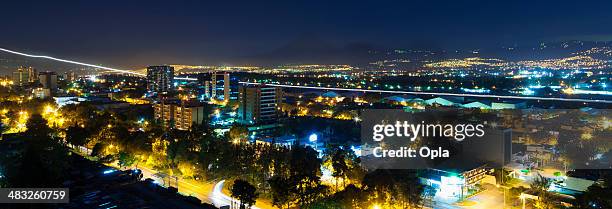 landing aircraft - guatemala stock pictures, royalty-free photos & images