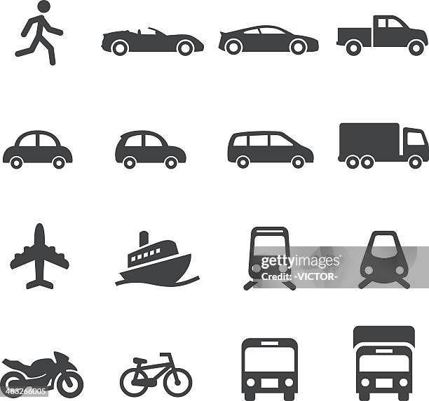 ilustraciones, imágenes clip art, dibujos animados e iconos de stock de modo de transporte iconos-serie acme - truck