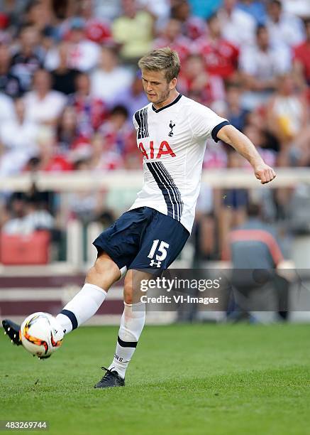 Eric Dier of Tottenham Hotspur during the AUDI Cup bronze final match between Tottenham Hotspur and AC Milan on August 5, 2015 at the Allianz Arena...