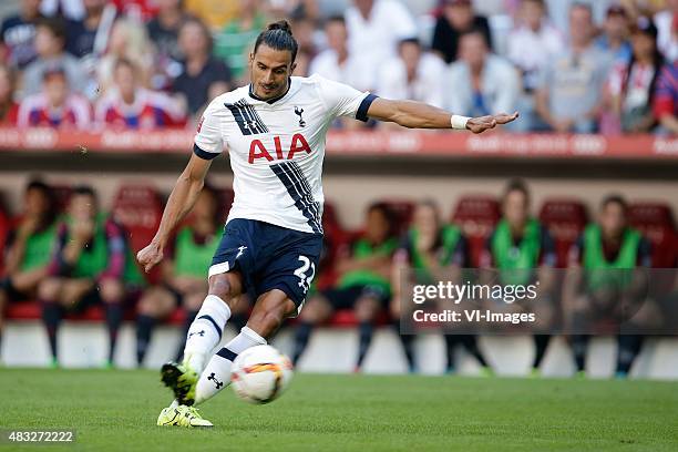 Nacer Chadli of Tottenham Hotspur during the AUDI Cup bronze final match between Tottenham Hotspur and AC Milan on August 5, 2015 at the Allianz...