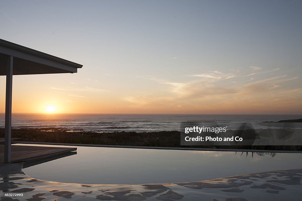 Pool and sea