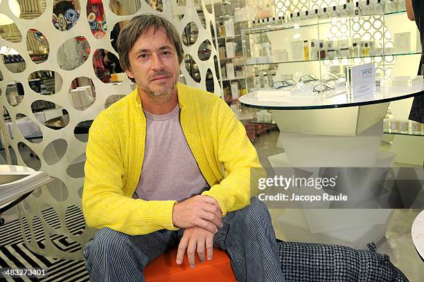 Marc Newson attends 'Safilo By Marc Newson' Presentation on April 7, 2014 in Milan, Italy.