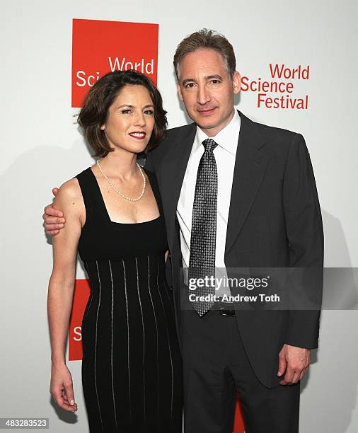 World Science Festival Co-founder Tracy Day and Physicist Brian Greene attend the World Science Festival Gala on April 7, 2014 in New York, New York.