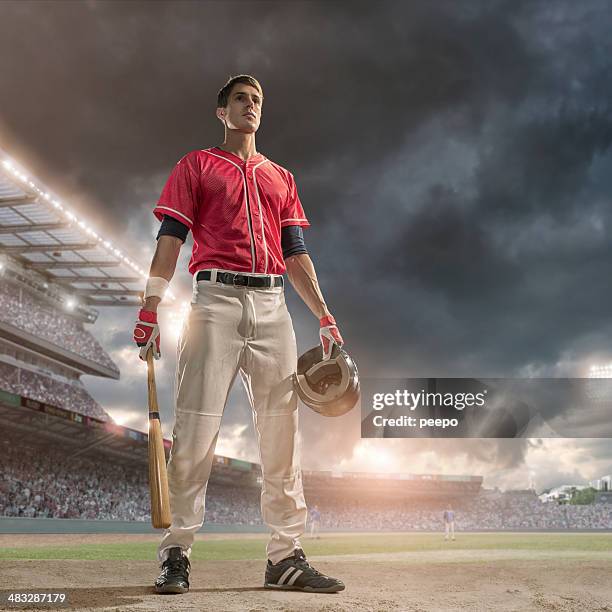 baseball hero - honkbaltenue stockfoto's en -beelden