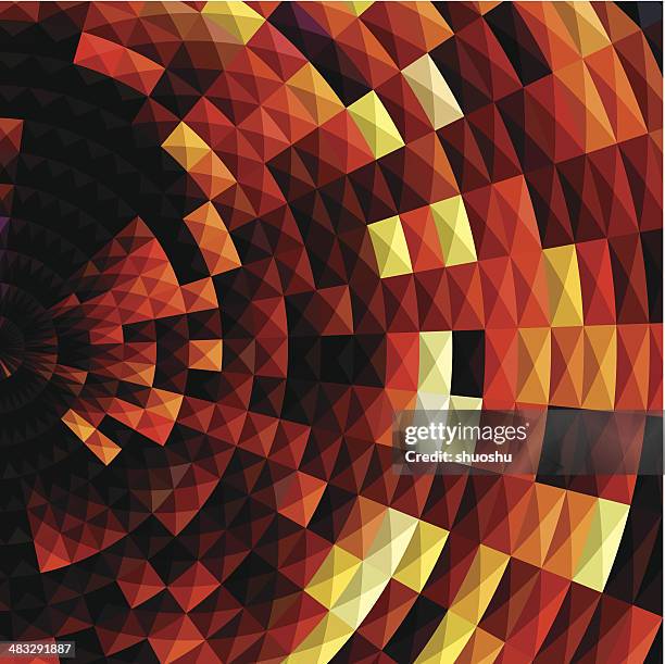 abstract color mosaic pattern background - data scientists stock illustrations