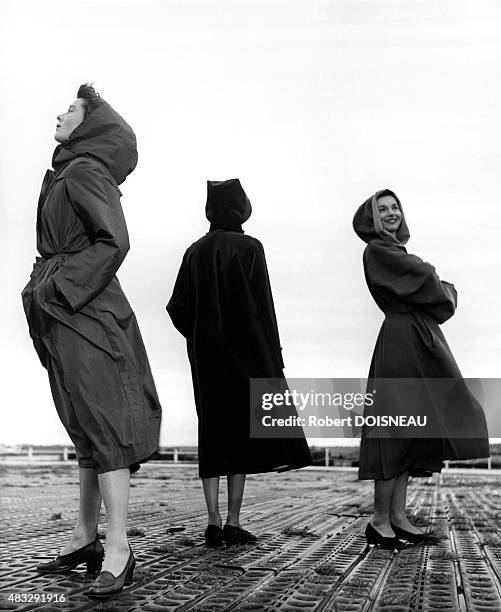 Famous model Bettina during a photo shoot for Vogue magazine on October 21, 1949.