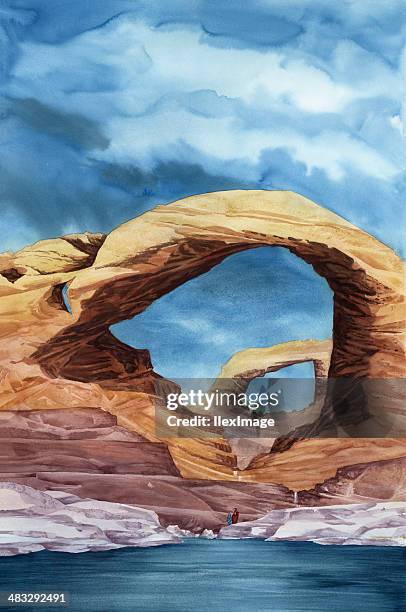 native arches - cataract stock illustrations