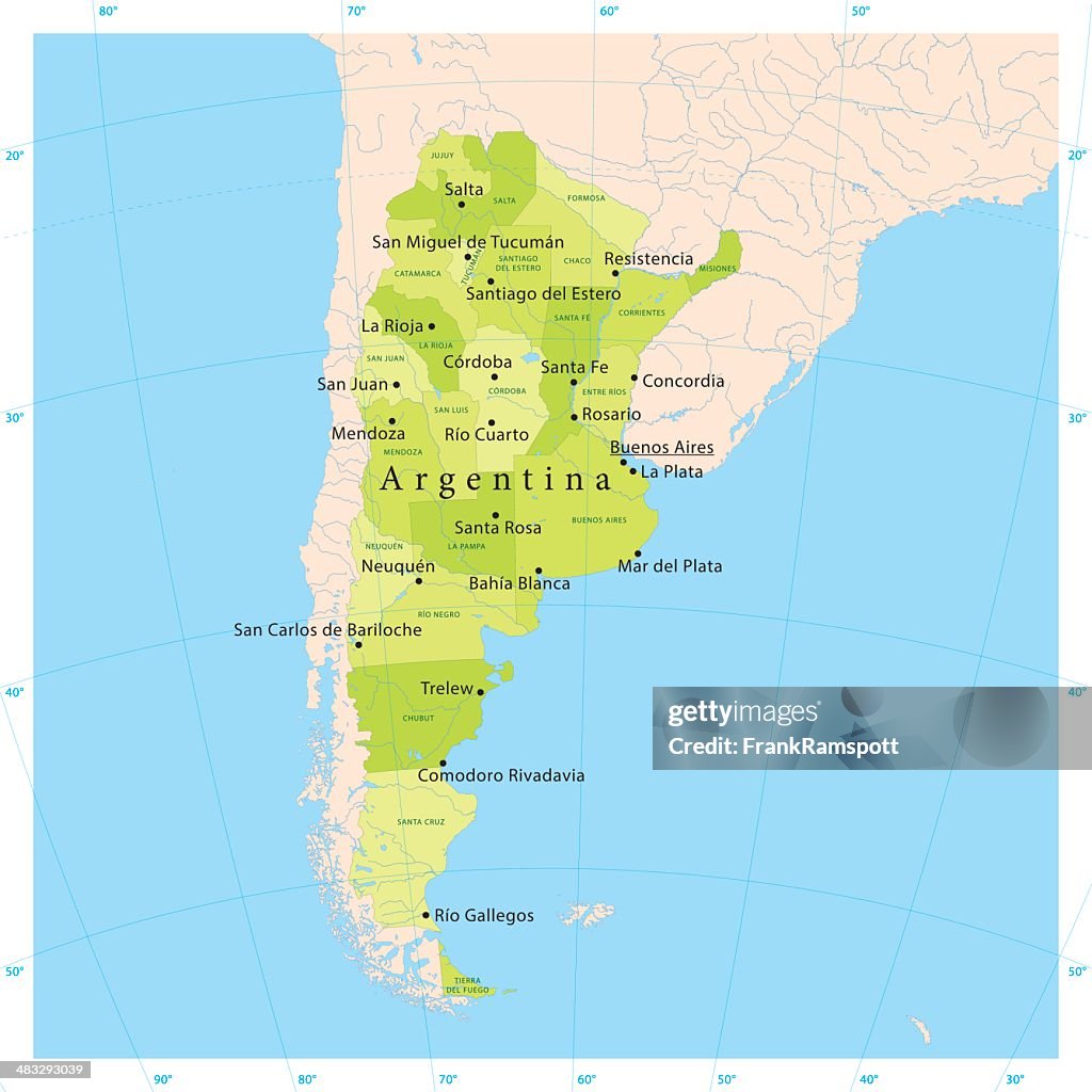 Argentina Vector Map