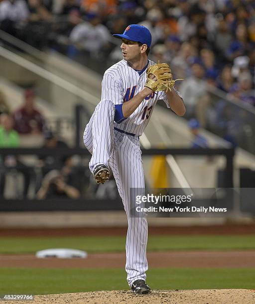 New York Mets relief pitcher Jerry Blevins . New York Mets vs Miami Marlins Friday @ Citi Field. Friday, April 17, 2015 in Queens.