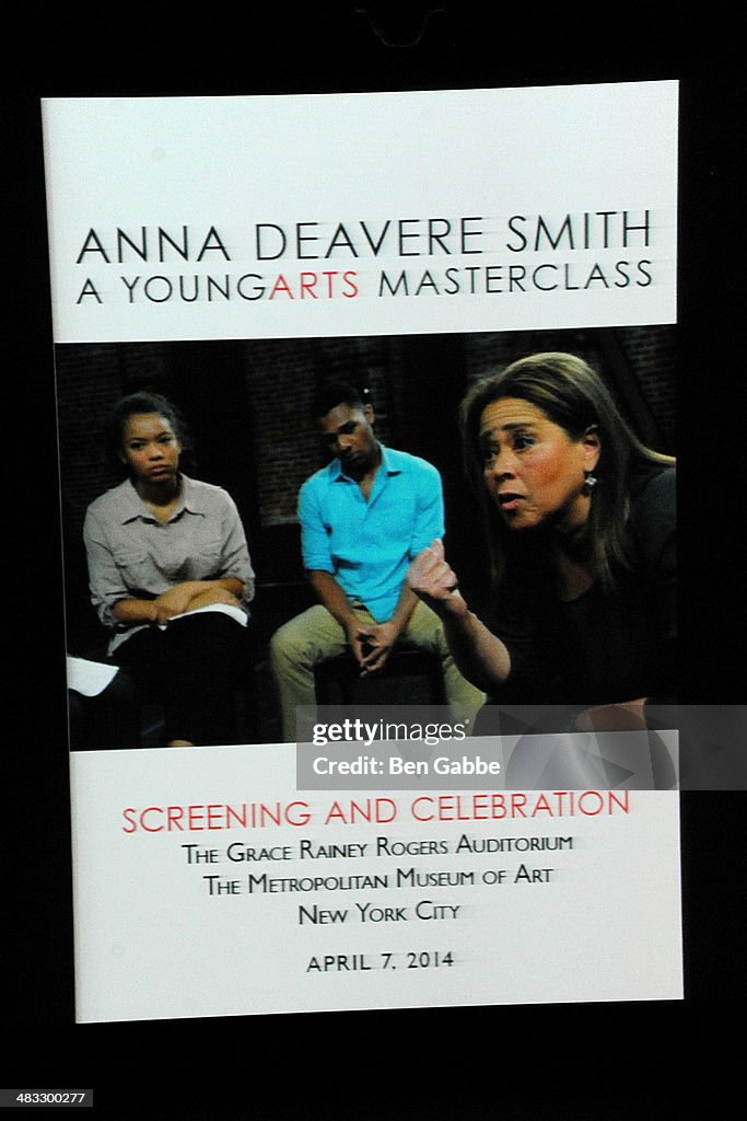 HBO YoungArts MasterClass: Anna Deavere Smith Screening At The Metropolitan Museum Of Art