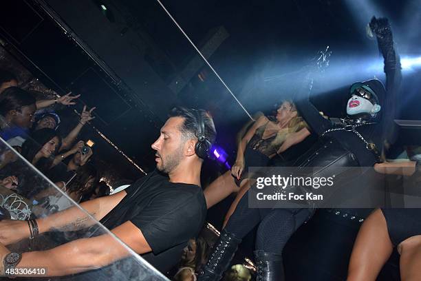 Cedric Gervais performs during the Cedric Gervais DJ Set Party at the VIP Room Saint Tropez on August 6, 2015 in Saint-Tropez, France.