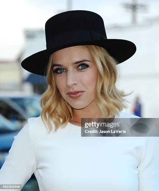 Singer ZZ Ward attends the BCBG Max Azria Resort 2016 collections at Samuel Freeman Gallery on August 6, 2015 in Los Angeles, California.