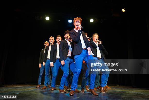 All the King's Men perform at C-Venues press launch during the first day of Edinburgh Festival Fringe at C-Venues on August 7, 2015 in Edinburgh,...