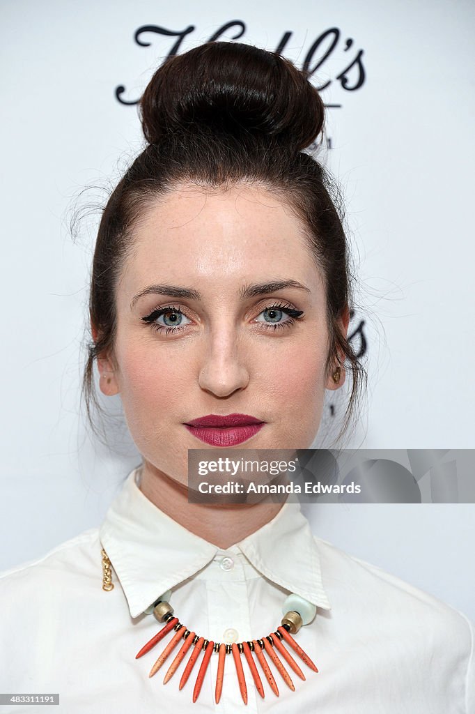 Actress Zoe Lister-Jones arrives at the Recycle Across America... News