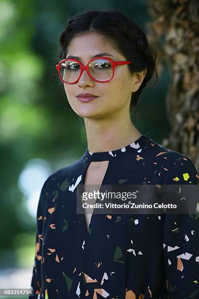 Actress Dorna Dibaj attends Paradise photocall on August 7, 2015 in Locarno, Switzerland.