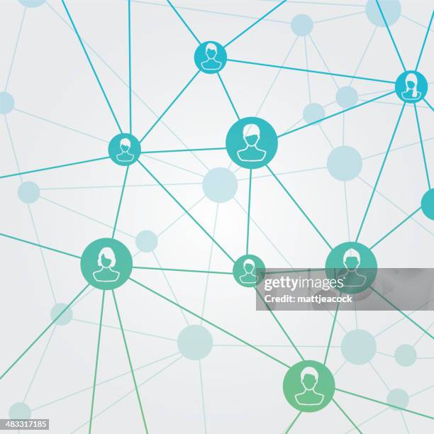 social network - instagram grid stock illustrations