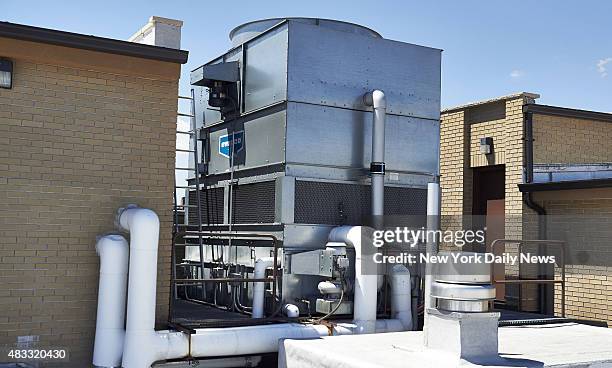 Closed circuit cooling tower on the roof of the Opera House Hotel on Wednesday, August 5, 2015 in the Bronx, N.Y. Seven people in the South Bronx...