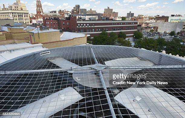 Closed circuit cooling tower fan on the roof of the Opera House Hotel on Wednesday, August 5, 2015 in the Bronx, N.Y. Seven people in the South Bronx...
