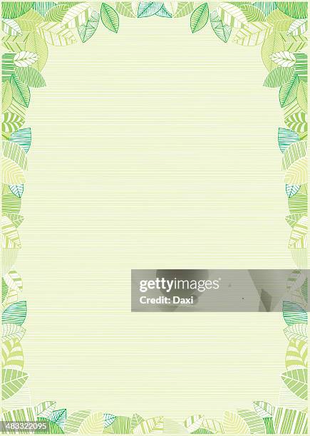 spring frame - beech tree stock illustrations