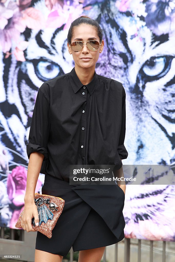 Street Style At Mercedes-Benz Fashion Week Australia 2014