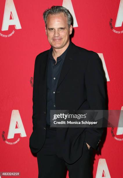 Actor Michael Park attends "The Threepenny Opera" Opening Night After Party at PH-D Rooftop Lounge at Dream Downtown on April 7, 2014 in New York...