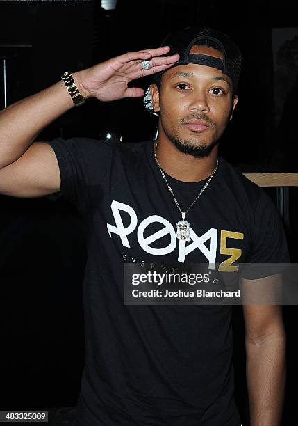 Romeo Miller attends the Jason Derulo listening party for his new album "Talk Dirty" at 1OAK on April 7, 2014 in West Hollywood, California.