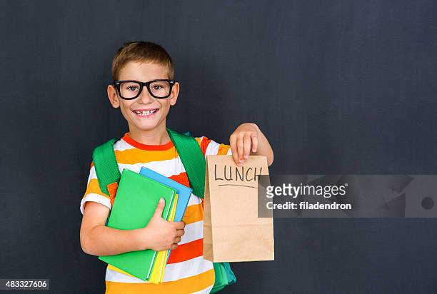 back to school - lunch bag stock pictures, royalty-free photos & images