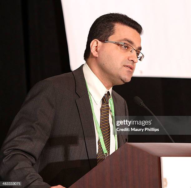 Dr. Robert I. Haddad speaks during Stand Up To Cancer Press Conference at The AACR annual meeting at San Diego Marriott Hotel & Marina on April 7,...