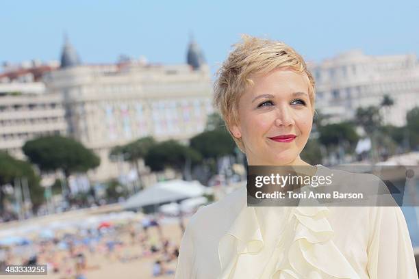 Maggie Gyllenhaall attends photocall for "Honourable Woman" at MIPTV 2014 at Hotel Majestic Jetty on April 7, 2014 in Cannes, France.