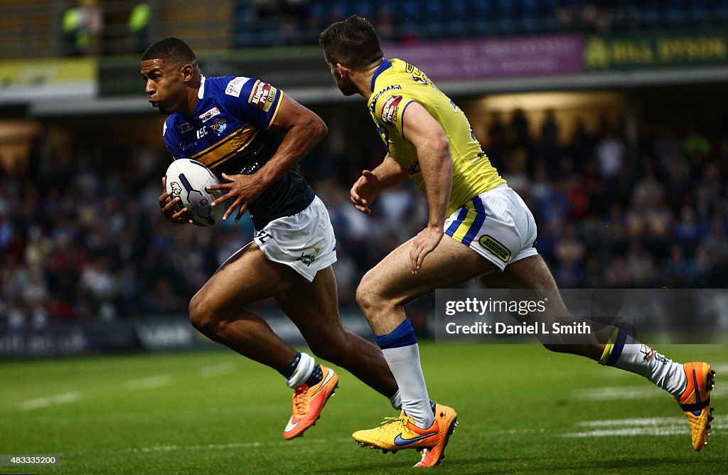 Leeds Rhinos v Warrington Wolves - First Utility Super League