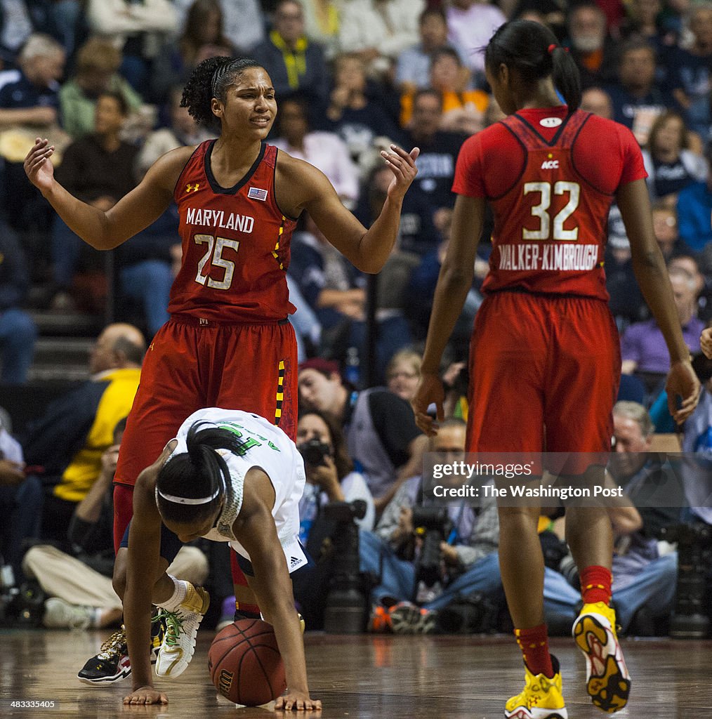 Maryland Terrapins vs. Notre Dame Fighting Irish in the NCAA Final Four