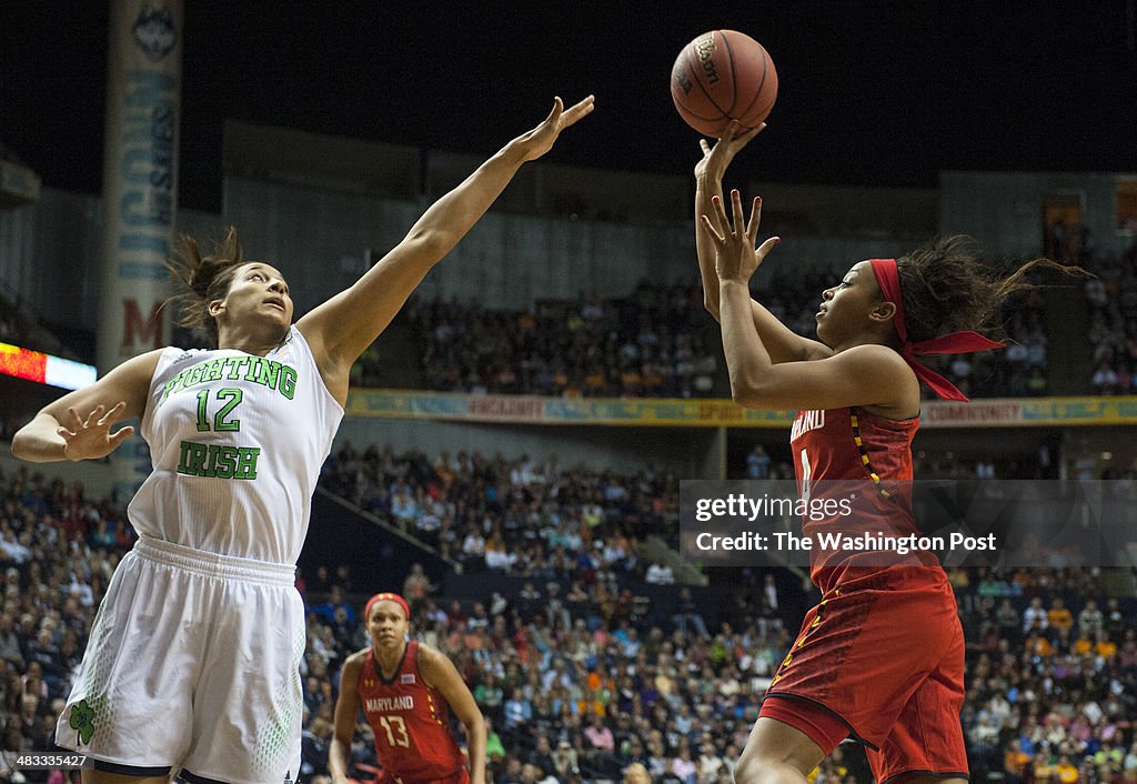 Maryland Terrapins vs. Notre Dame Fighting Irish in the NCAA Final Four