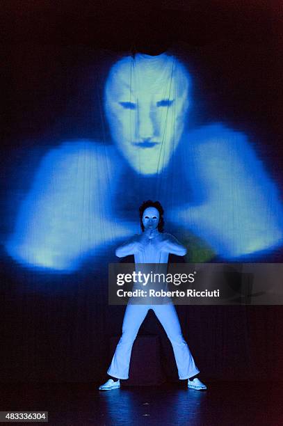 Siro-A perform on stage during the first day of Edinburgh Festival Fringe at Assembly Theatre George Square on August 7, 2015 in Edinburgh, Scotland.