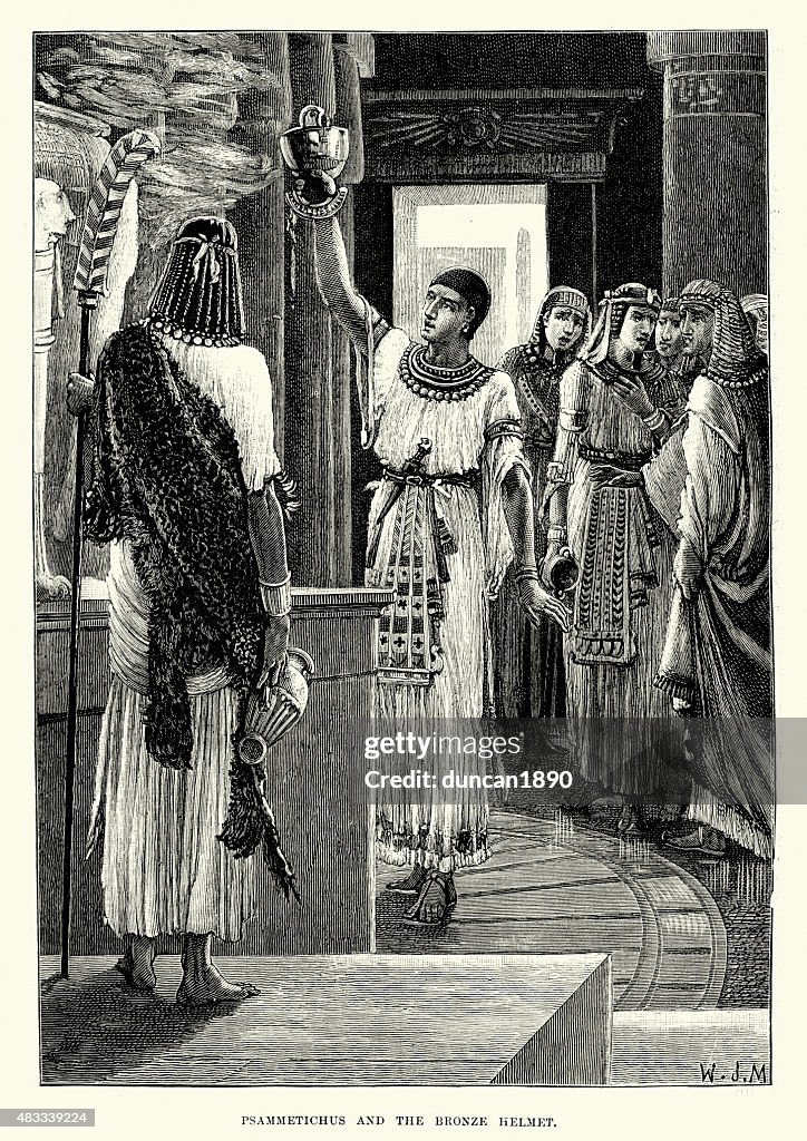 Psammetichus and the bronze helmet