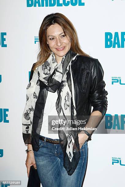 Actress Shirley Bousquet attends the 'Barbecue' Premiere at Cinema Gaumont Capucine on April 7, 2014 in Paris, France.