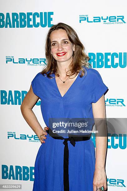 Actress Valerie Crouzet attends the 'Barbecue' Premiere at Cinema Gaumont Capucine on April 7, 2014 in Paris, France.