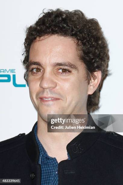 Humorist and actor Bruno Sanches attends the 'Barbecue' Premiere at Cinema Gaumont Capucine on April 7, 2014 in Paris, France.