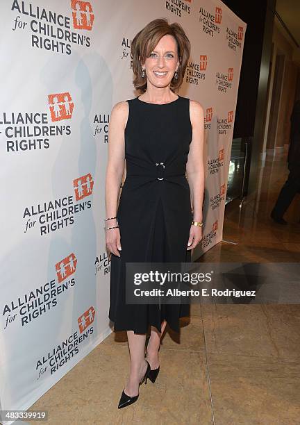 President of the DisneyABC Television Group Anne Sweeney arrives to The Alliance for Children's Rights 22nd Annual Dinner at The Beverly Hilton Hotel...