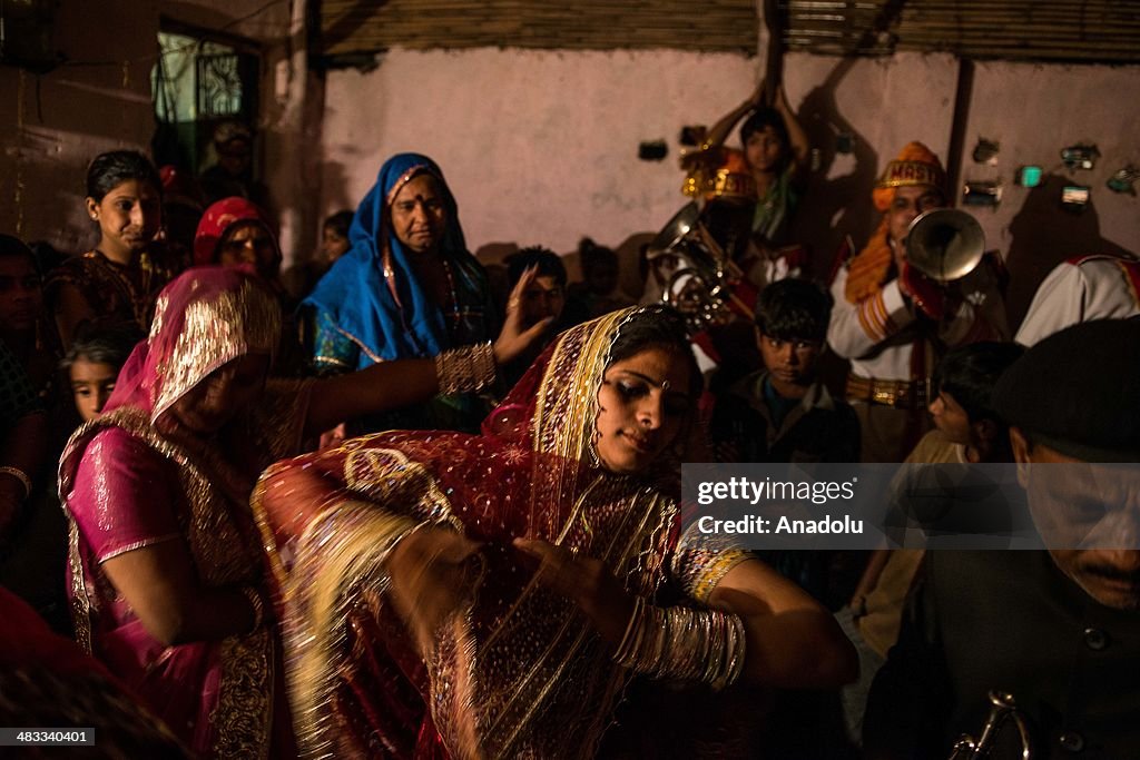 Traditional wedding ceremony in India