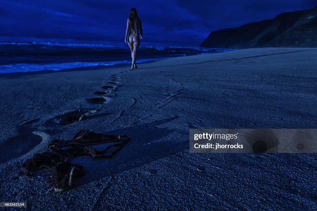 Moonlight Skinny Dipping