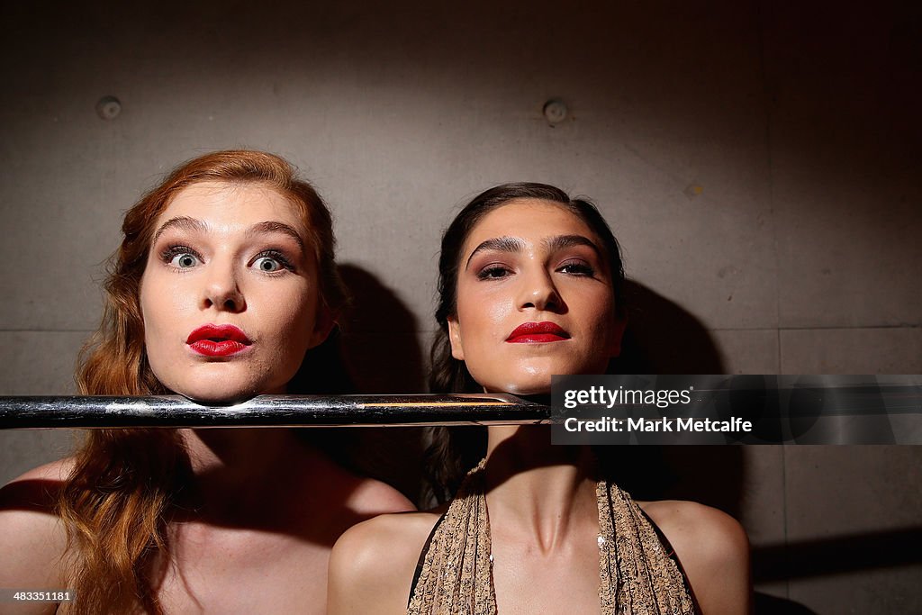 Galanni - Backstage - Mercedes-Benz Fashion Week Australia 2014