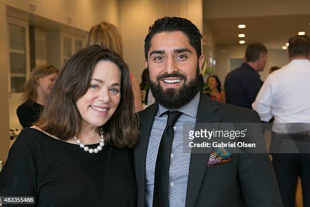 Meridith Baer and Roh Habibi attend the Meridith Baer Home + Teedhaze Presents The Living Art Open House At 2764 Greenwich St. San Francisco, CA for...