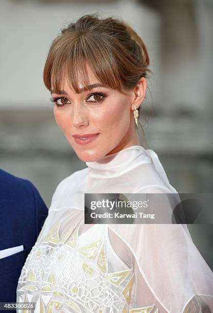 Jacqui Ainsley attends the people's premiere of "The Man From U.N.C.L.E" during Film4 Summer Screenings at Somerset House on August 7, 2015 in...