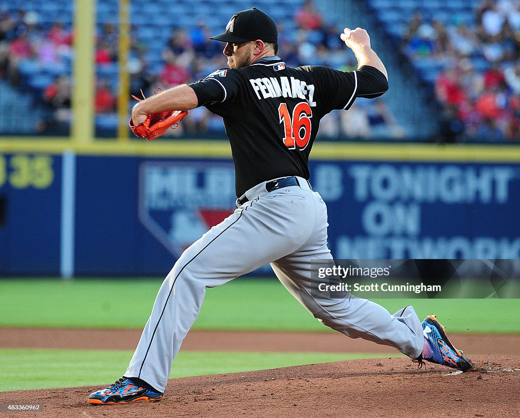 Miami Marlins v Atlanta Braves